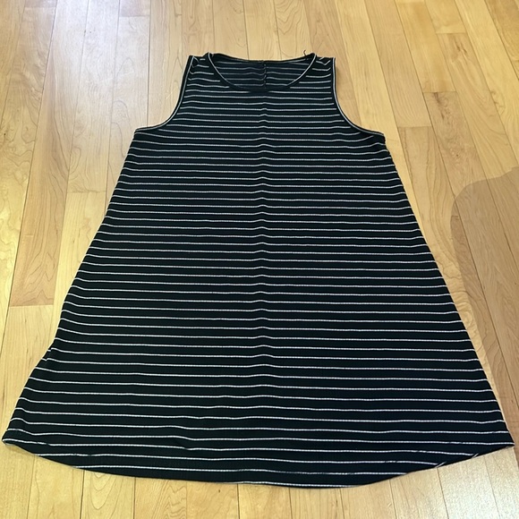 Modal stripped pattern dress - Picture 1 of 1